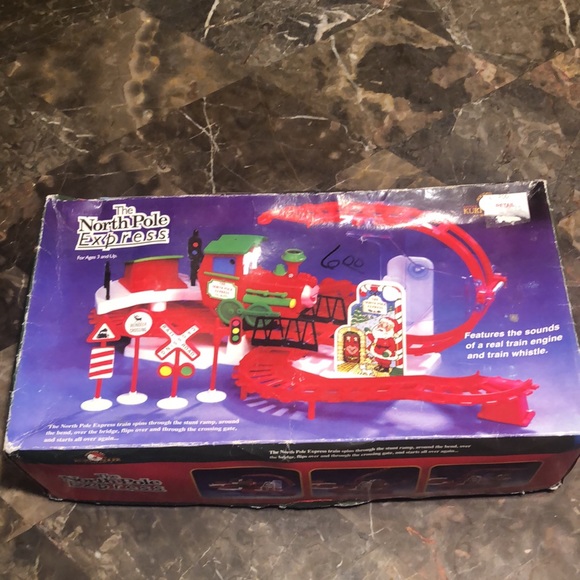 VINTAGE KURT ADLER NORTH POLE EXPRESS TRAIN WITH SOUND - Picture 11 of 13